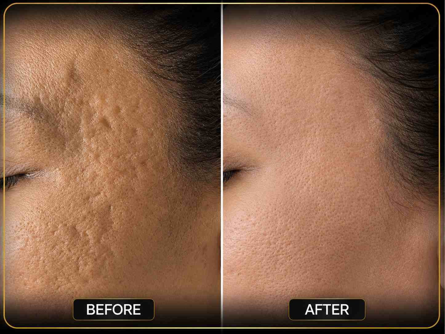 Acne Scar Treatment - After 4 Months